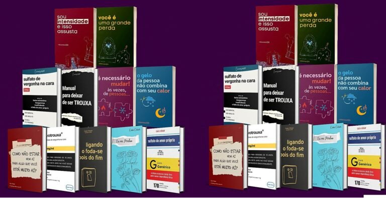Domine o Amor Próprio e Elimine Relacionamentos Tóxicos: Método com 11 Livros para Quem Cansou de Ser “O Trouxa”
