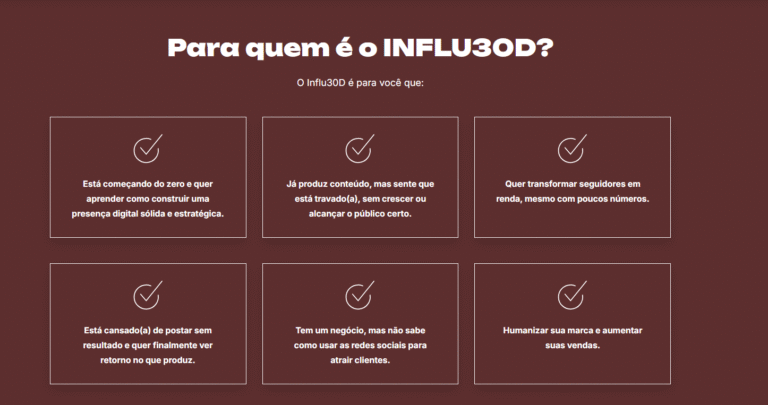 “Influ30D VIP: Mentoria Premium de Giovanna Quercia”