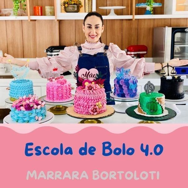Curso de Confeitaria Online Escola de Bolo 4.0 – Marrara Bortoloti