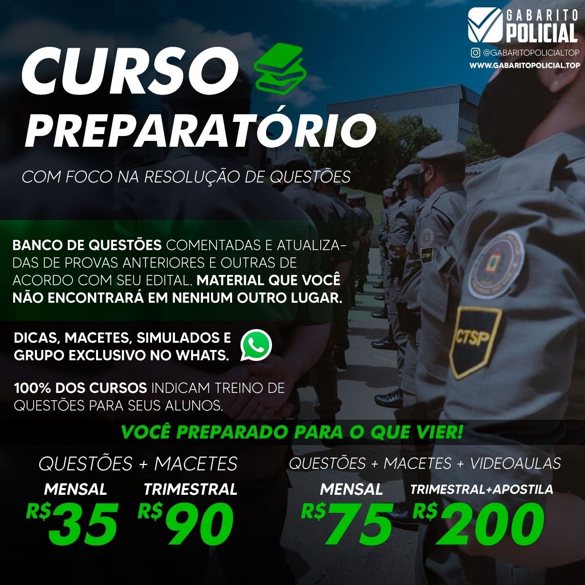 Simulados para Concursos Policiais – Aprenda Rápido com Paulo Ricardo Büt­tenbender CURSOSS