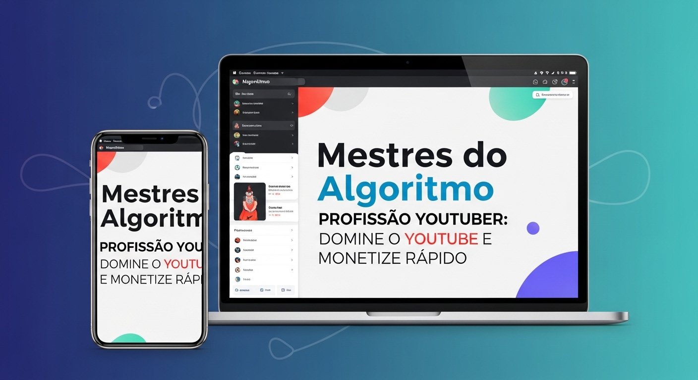 Mestres do Algoritmo | Profissão Youtuber: Domine o YouTube e Monetize Rápido CURSOSS