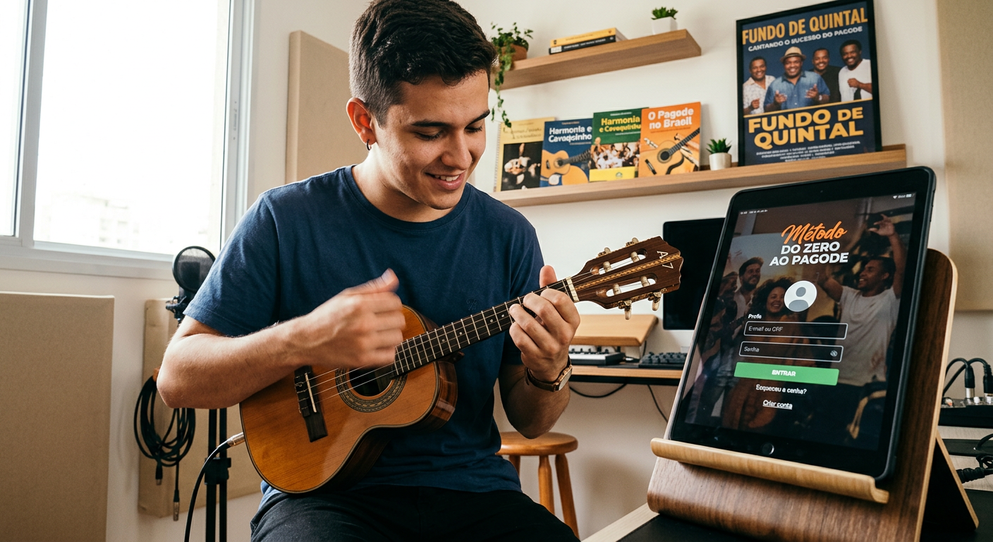 Método Do Zero ao Pagode: O Atalho do Login Oficial vs. A Armadilha do Download Grátis