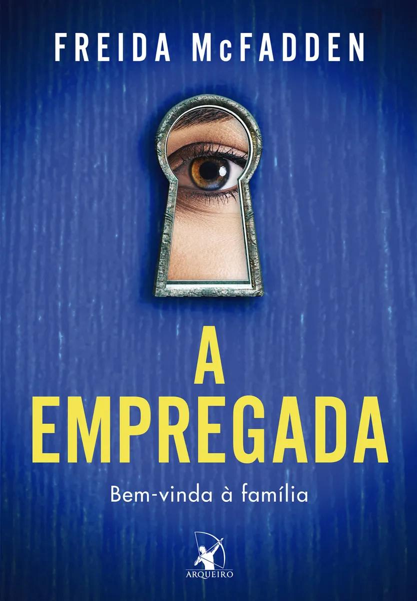 Capa do livro A Empregada de Freida McFadden, thriller psicológico de 304 páginas com final inesperado e alta avaliação