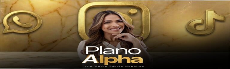 Capa de Plano Alpha - Método de Maria Emília Barbosa