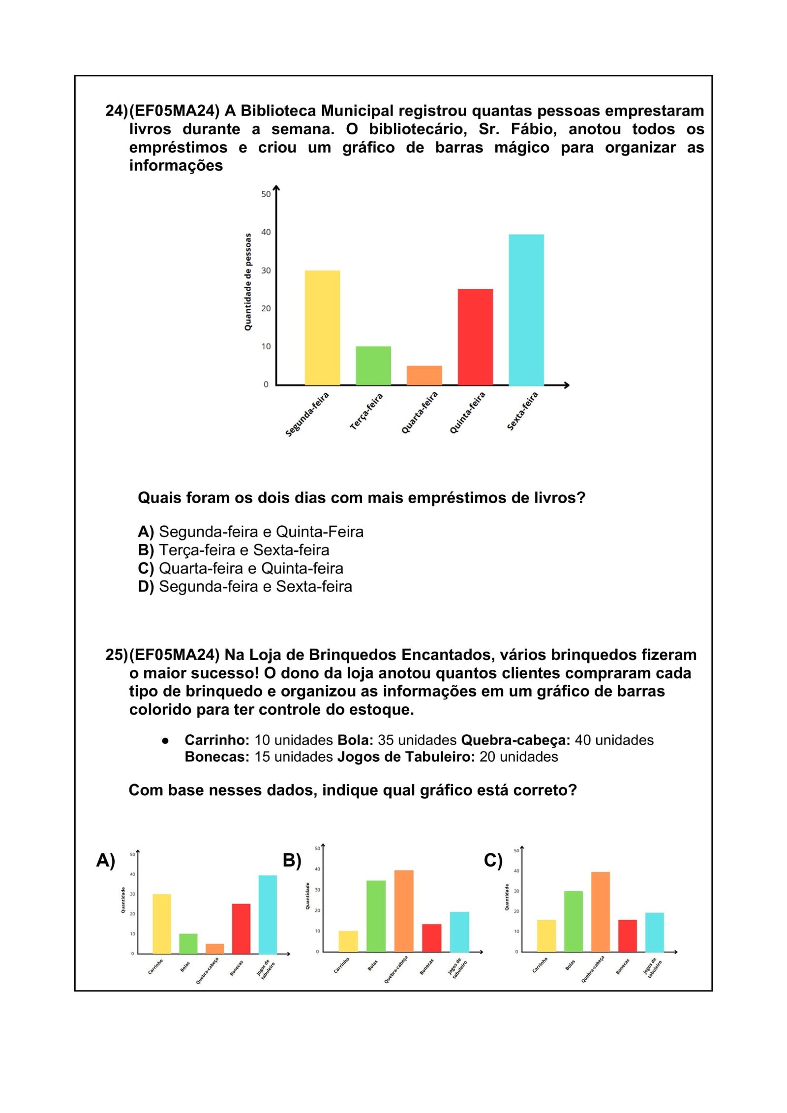 Capa da avaliação diagnóstica 6º ao 9º ano em PDF, disciplinas de Português e Matemática, alinhada à BNCC
