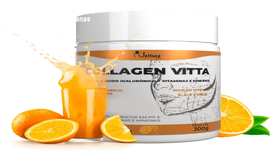 Collagen Vitta: Rejuvenesça a Pele e Alivie Dores em Semanas 1 https://cursoss.com.br/collagen-vitta-rejuvenescimento-pele-dor-articular/ Frasco de Collagen Vitta ao lado de frutas, mostrando pele viçosa e movimentos articulares sem dor