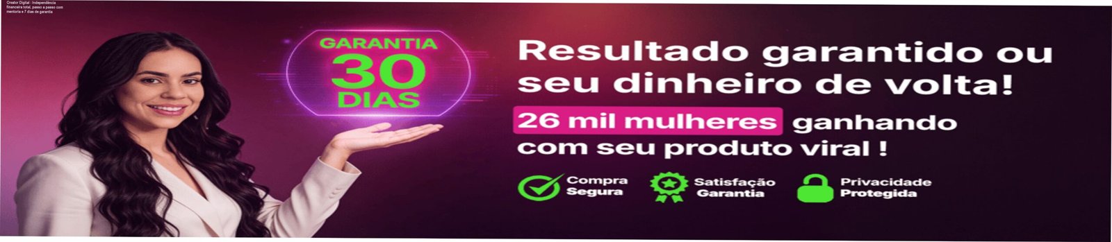 Creator Digital — Independência financeira total, passo a passo com mentoria e 7 dias de garantia 1 https://cursoss.com.br/creator-digital-independencia-financeira-mentoria/ Imagem promocional do curso Creator Digital de Suelen Mello mostrando mulheres empreendedoras alcançando independência financeira com mentoria passo a passo