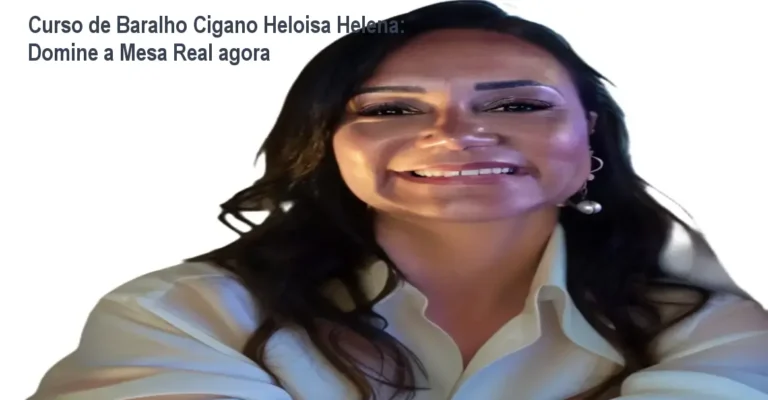 Imagem do Curso de Baralho Cigano de Heloisa Helena mostrando a autoridade da autora e a metodologia viva