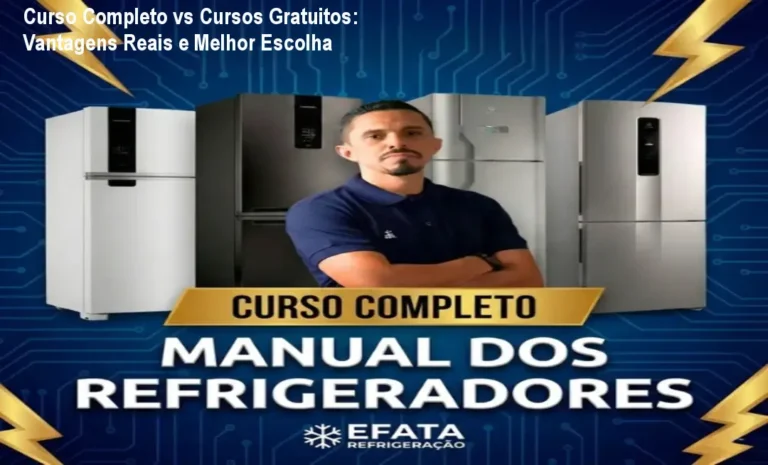Técnico conserta geladeira usando o método do Curso Completo - Manual dos Refrigeradores