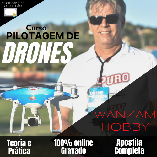Drones com Wanzam Hobby — Domine drones em 9h, prática vitalícia e compra na Hotmart 7 https://cursoss.com.br/rumo-ao-topo-sandro-curio-matematica-zero-avancado-garantia-7-dias/ Imagem promocional do curso Drones com Wanzam Hobby, mostrando um piloto aprendendo a operar drones com teoria, prática e certificação