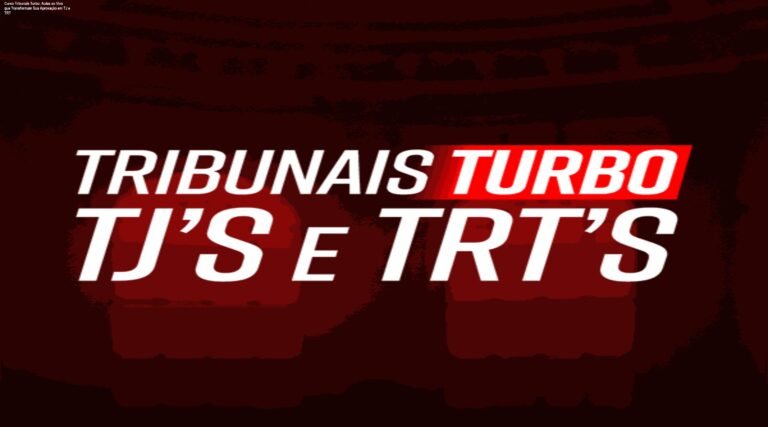Curso Tribunais Turbo: Aulas ao Vivo que Transformam Sua Aprovação em TJ e TRT 5 https://cursoss.com.br/morovitta-emagrecimento-natural-barriga-pochete/ Imagem do Curso Tribunais Turbo mostrando aula ao vivo e foco em aprovação nos concursos de TJ e TRT