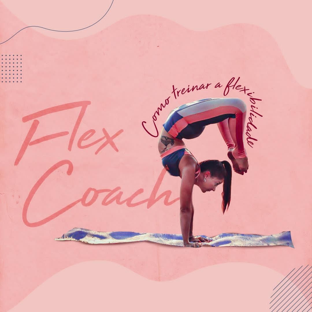 Imagem promocional do curso FlexCoach de Aline Peres mostrando aula ao vivo de flexibilidade para eliminar dores e alcançar o espacate em 4 semanas