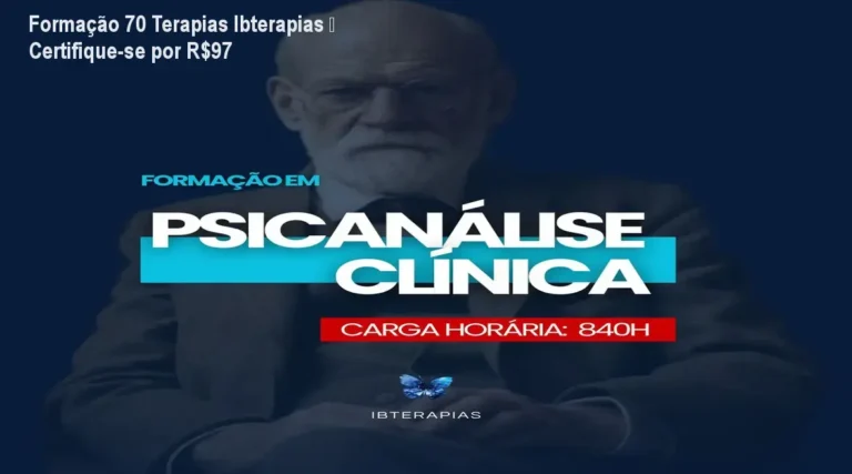 Formação 70 Terapias Ibterapias – Certifique‑se por R$97 3 https://cursoss.com.br/escola-de-autoconhecimento-melancolicos-dra-emilia-queiroz/ Tela da página da Formação 70 Terapias Holísticas Ibterapias mostrando os 70 certificados, registro RQH e preço de R$97