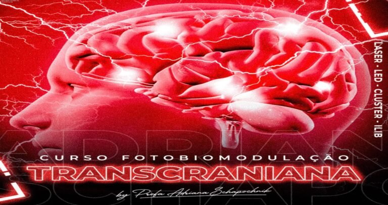 Imagem ilustrando a aplicação de fotobiomodulação transcraniana com laser para melhorar a função cognitiva em pacientes neurocognitivos
