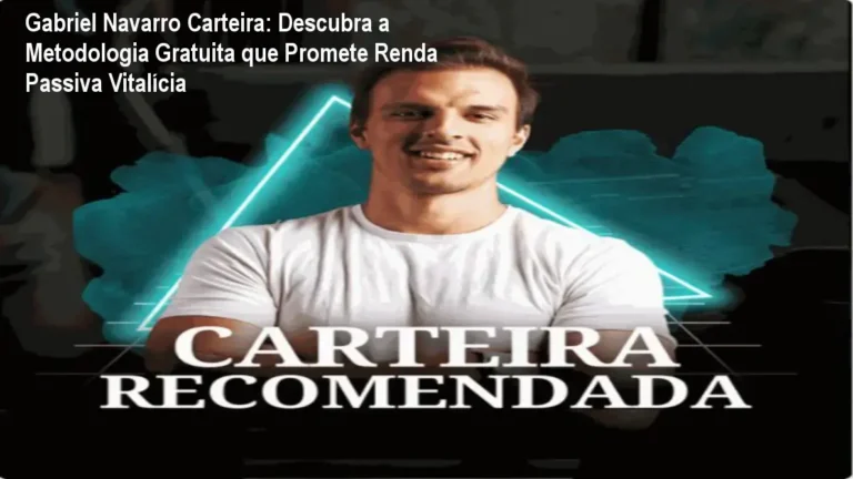 Gabriel Navarro apresentando sua metodologia de investimentos para renda passiva em evento online gratuito