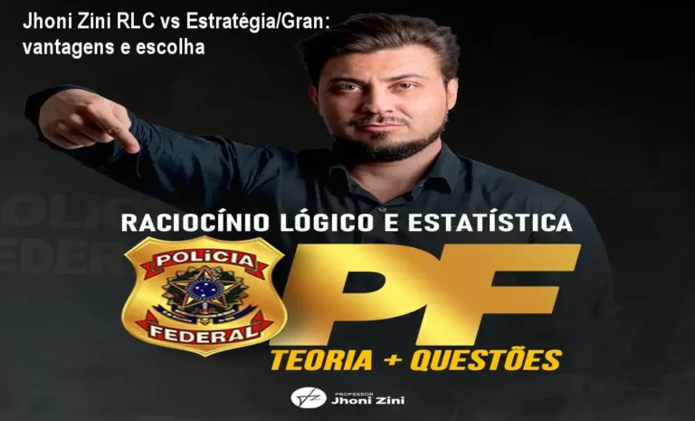 Jhoni Zini RLC vs Estratégia/Gran: vantagens e escolha 3 https://cursoss.com.br/curso-preparatorio-para-a-unirv-cursos-online-seguro/ Imagem do curso de Raciocínio Lógico e Estatística de Jhoni Zini para aprovação na Polícia Federal