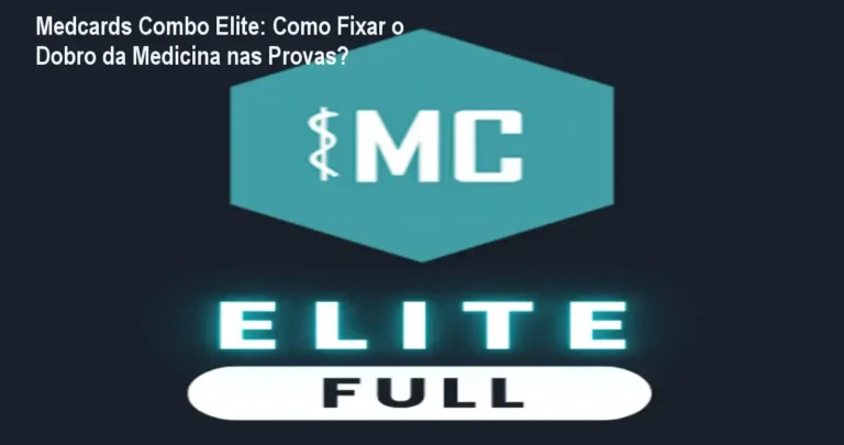 Tela da plataforma Medcards Combo Elite mostrando flashcards de repetição espaçada para otimizar a memorização de conteúdos médicos.
