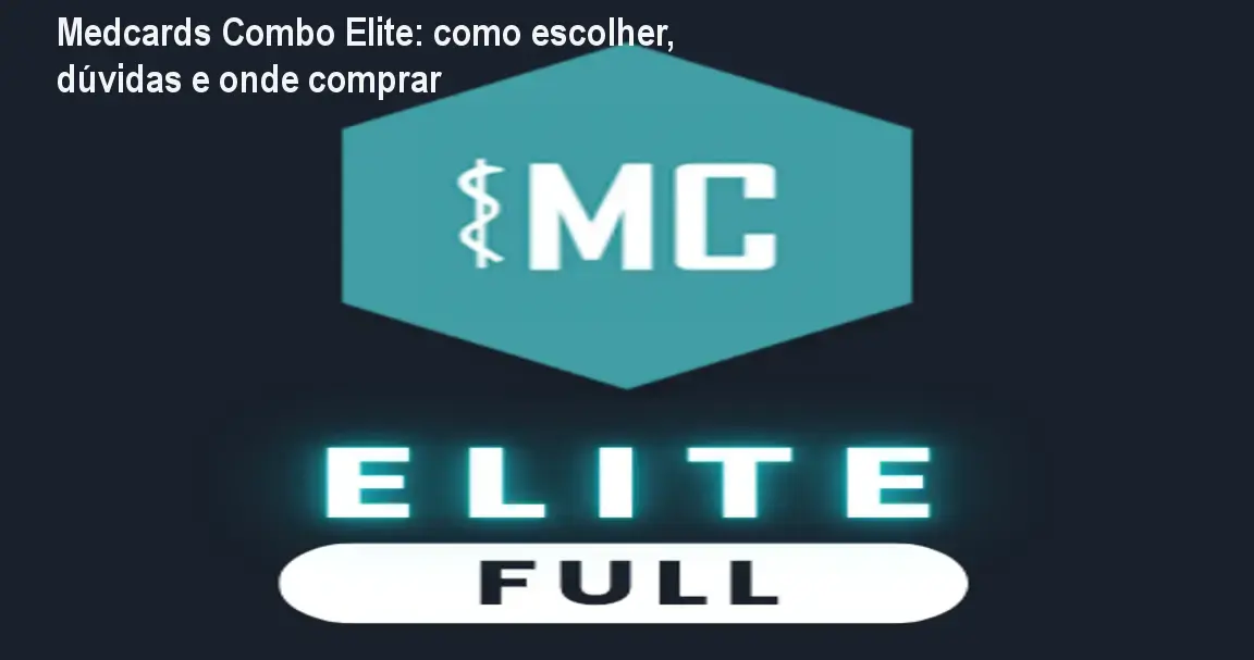 Imagem do Medcards Combo Elite mostrando flashcards de revisão espaçada em smartphone