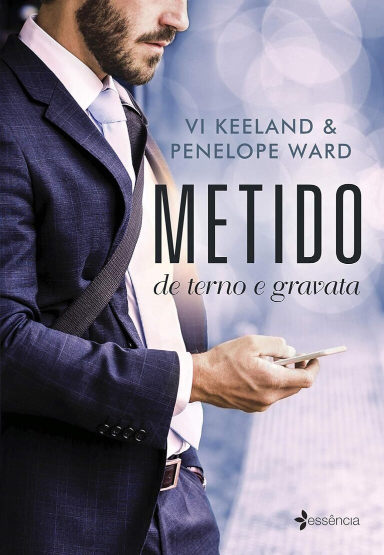 Capa do livro Metido de Terno e Gravata de Vi Keeland e Penelope Ward, romance contemporâneo best-seller do New York Times com 4,7 estrelas disponível em eBook Kindle