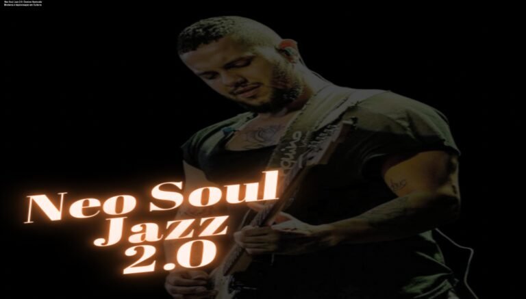 Aula prática de Neo Soul Jazz na guitarra mostrando técnicas de voicings e improvisação