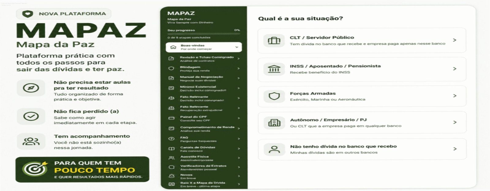 Nádia Pace explicando o funcionamento do Método DNPQP para negociação de dívidas bancárias e proteção de renda.