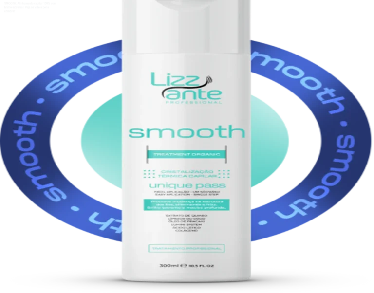 SMOOTH: Alinhamento capilar 100% com brilho extremo – Veja se vale a pena comprar 2 https://cursoss.com.br/produto-8/ Frasco de SMOOTH sendo aplicado em mechas de cabelo, mostrando fios lisos e brilhantes após o uso