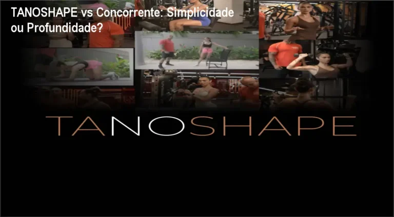 Tela do curso TANOSHAPE mostrando treinos simples para emagrecimento feminino
