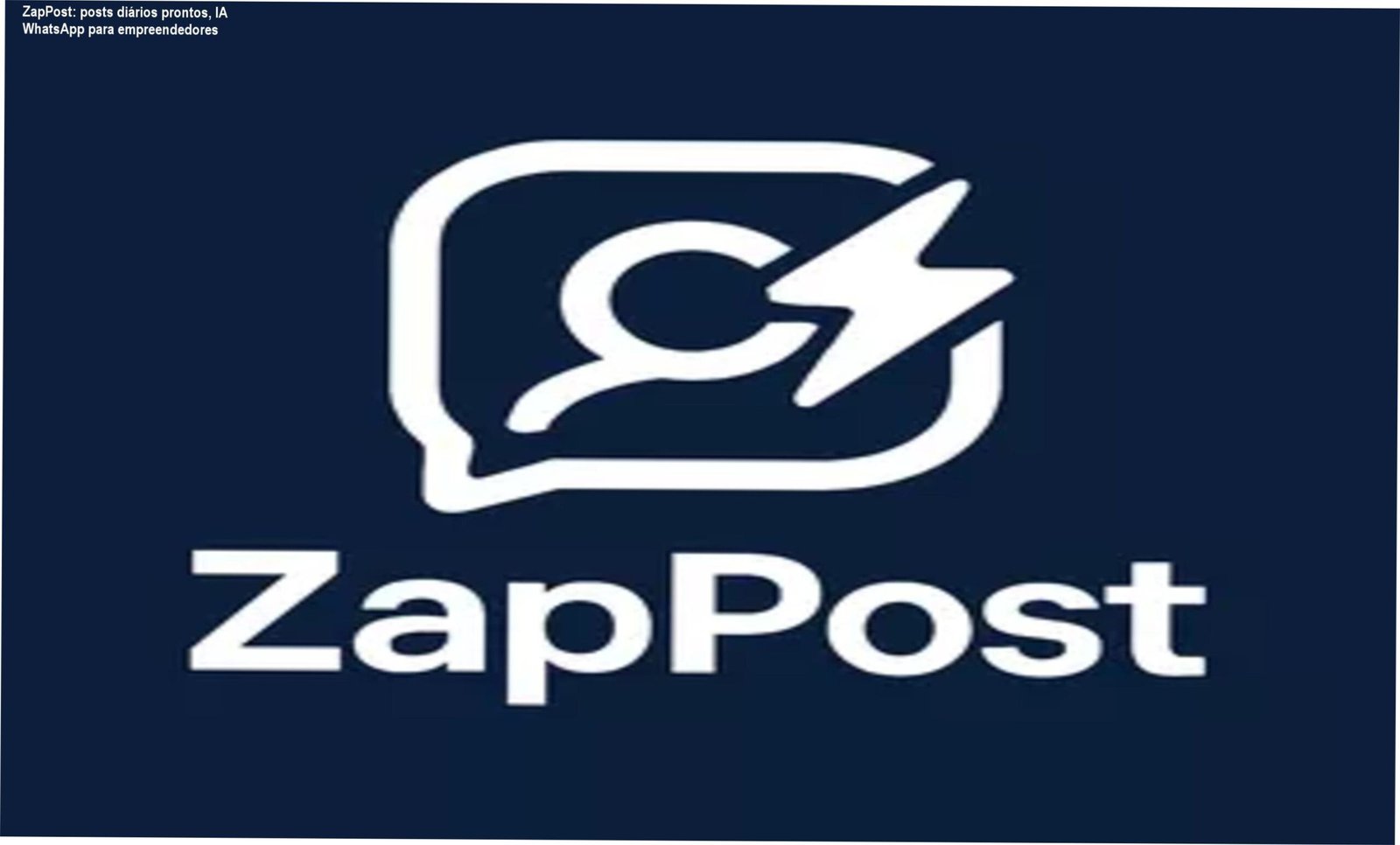 ZapPost enviando posts prontos para redes sociais via WhatsApp, facilitando a criação diária de conteúdo.