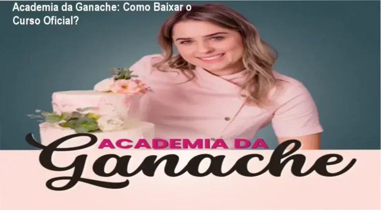 Tela mostrando acesso ao curso Academia da Ganache no site oficial