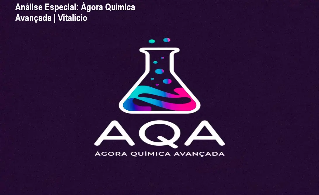 Capa informativa sobre o tema Ágora Química Avançada | Vitalício