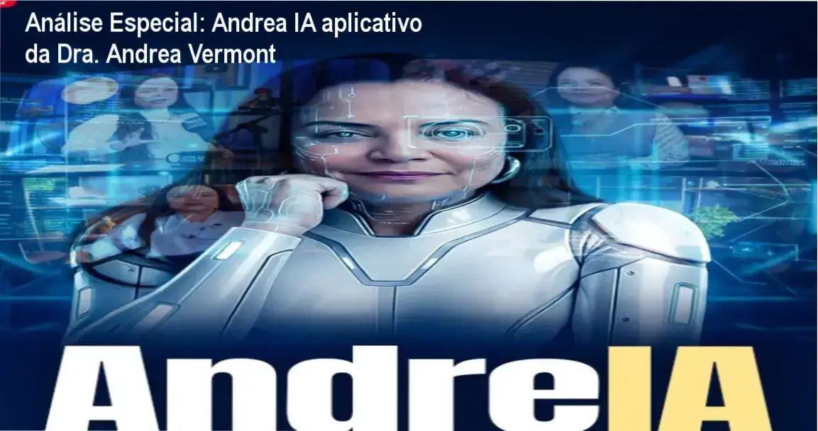 Análise Especial: Andrea IA aplicativo da Dra. Andrea Vermont 1 https://cursoss.com.br/andrea-ia-aplicativo-da-dra-andrea-vermont-20/ Capa informativa sobre o tema Andrea IA aplicativo da Dra. Andrea Vermont