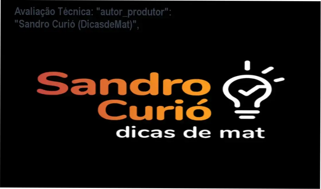 Guia explicativo sobre o produto digital "autor_produtor": "Sandro Curió (DicasdeMat)",
