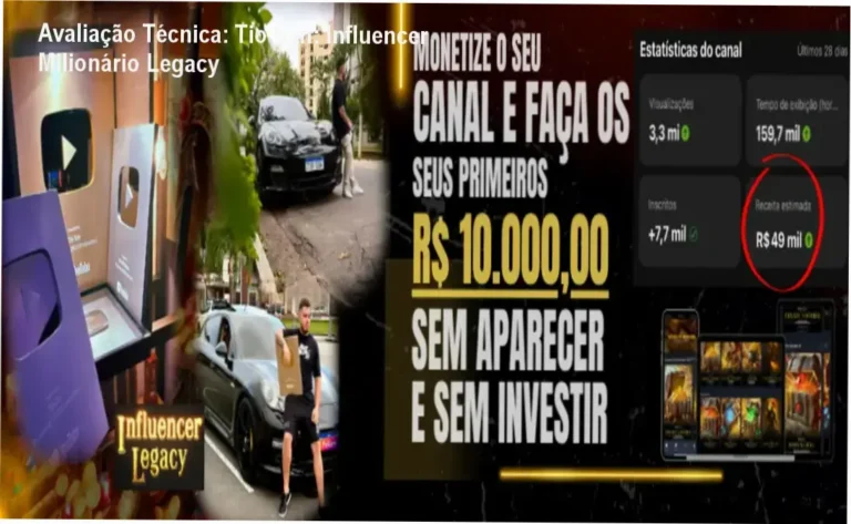 Guia explicativo sobre o produto digital Tio San: Influencer Milionário Legacy
