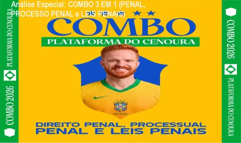 Análise Especial: COMBO 3 EM 1 (PENAL, PROCESSO PENAL e LEIS PENAIS) 5 https://cursoss.com.br/como-desenhar-quadrinhos-domine-hqs-passo-a-passo/ Capa informativa sobre o tema COMBO 3 EM 1 (PENAL, PROCESSO PENAL e LEIS PENAIS)