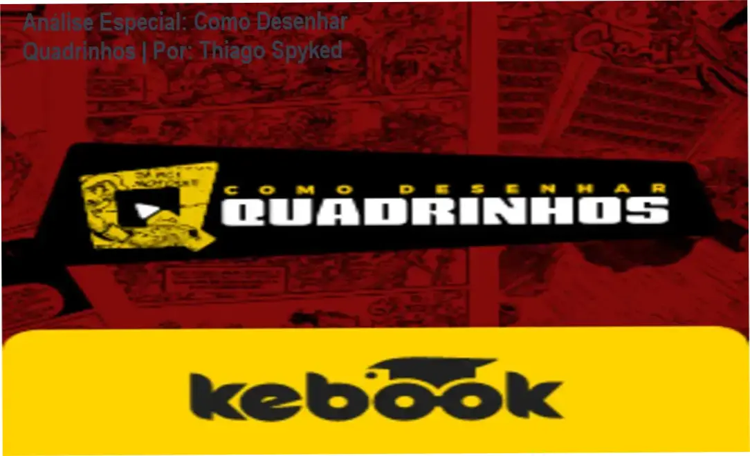 Capa informativa sobre o tema Como Desenhar Quadrinhos | Por: Thiago Spyked