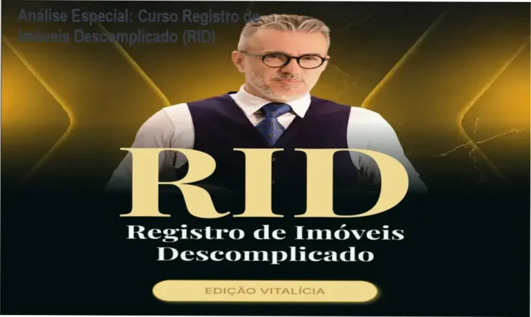 Capa informativa sobre o tema Curso Registro de Imóveis Descomplicado (RID)