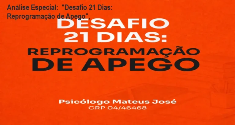 Análise Especial: "Desafio 21 Dias: Reprogramação de Apego", 4 https://cursoss.com.br/bjj-2-0-101-aulas-jiu-jitsu-revisao/ Capa informativa sobre o tema "Desafio 21 Dias: Reprogramação de Apego",
