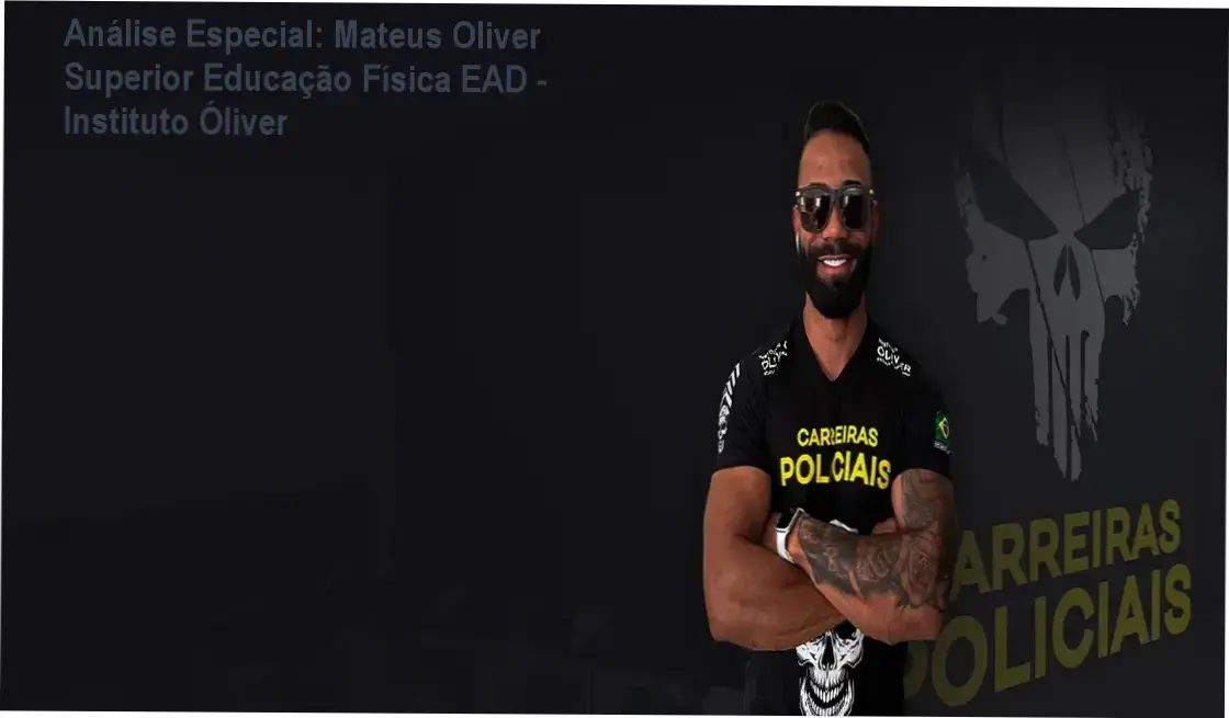 Capa informativa sobre o tema Mateus Oliver Superior Educação Física EAD - Instituto Óliver