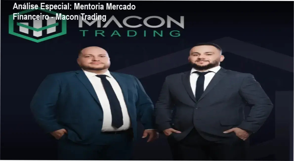 Capa informativa sobre o tema Mentoria Mercado Financeiro - Macon Trading