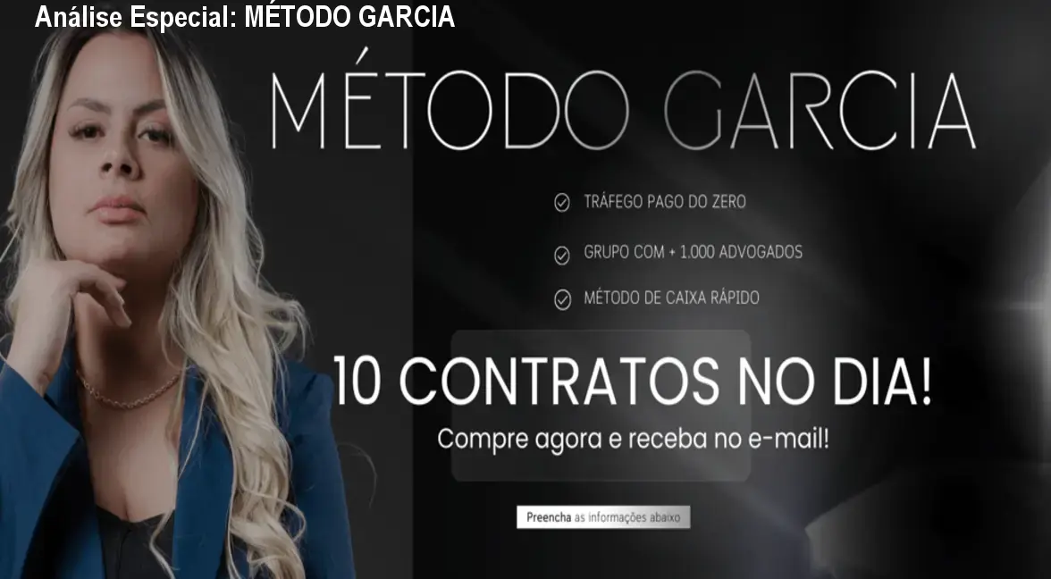 Capa informativa sobre o tema MÉTODO GARCIA