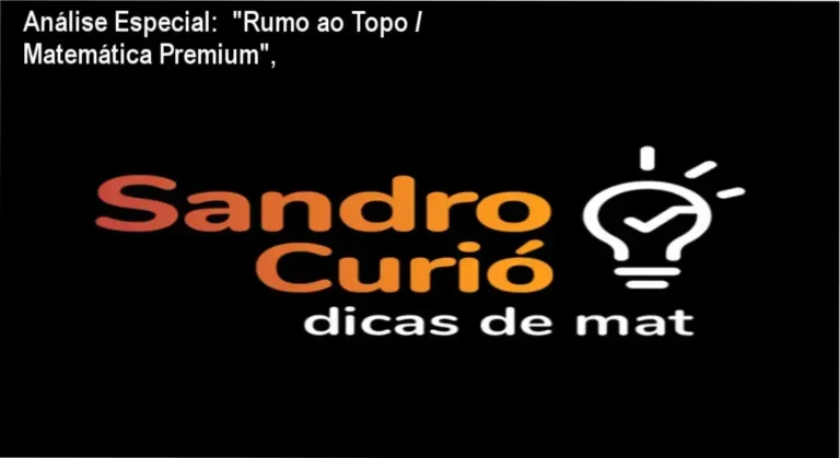 Capa informativa sobre o tema "Rumo ao Topo / Matemática Premium",