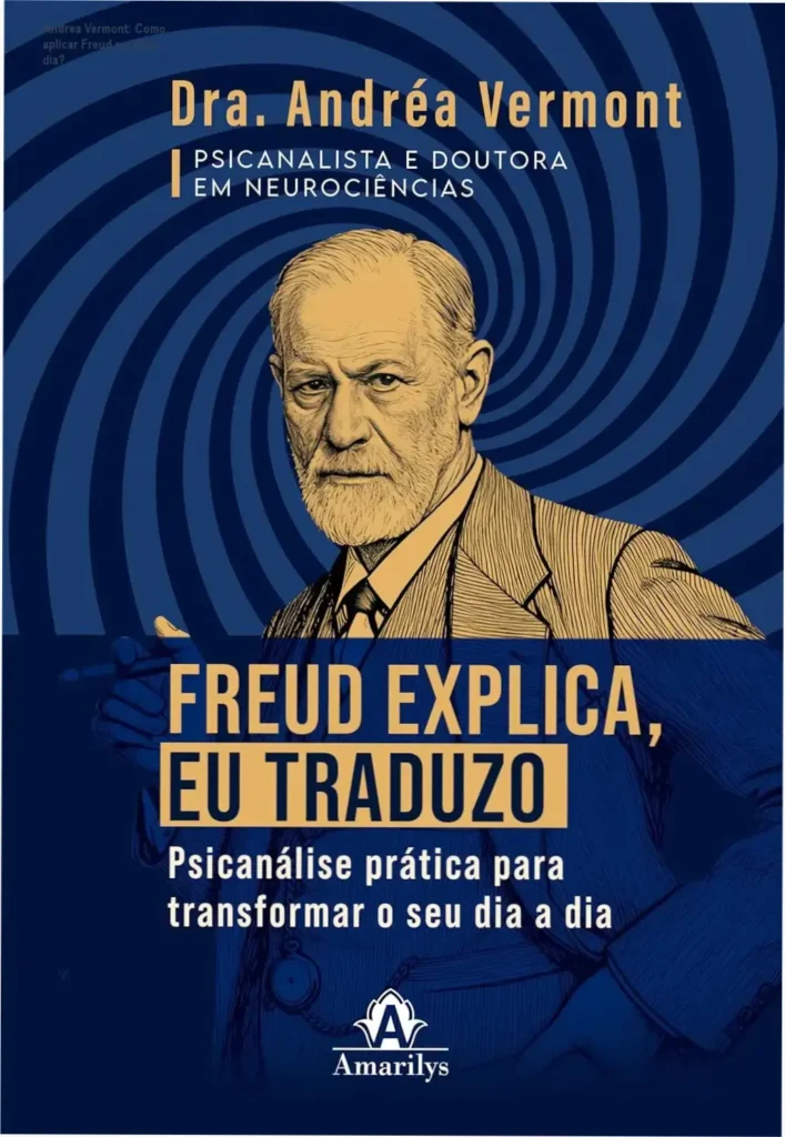 Capa do ebook de Andrea Vermont que traduz Freud para o cotidiano