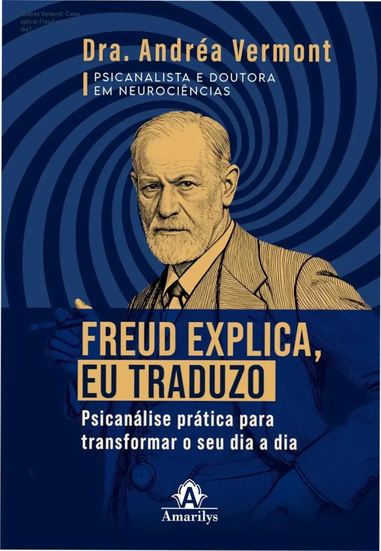Capa do ebook de Andrea Vermont que traduz Freud para o cotidiano
