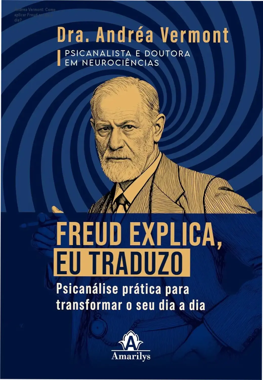 Capa do ebook de Andrea Vermont que traduz Freud para o cotidiano