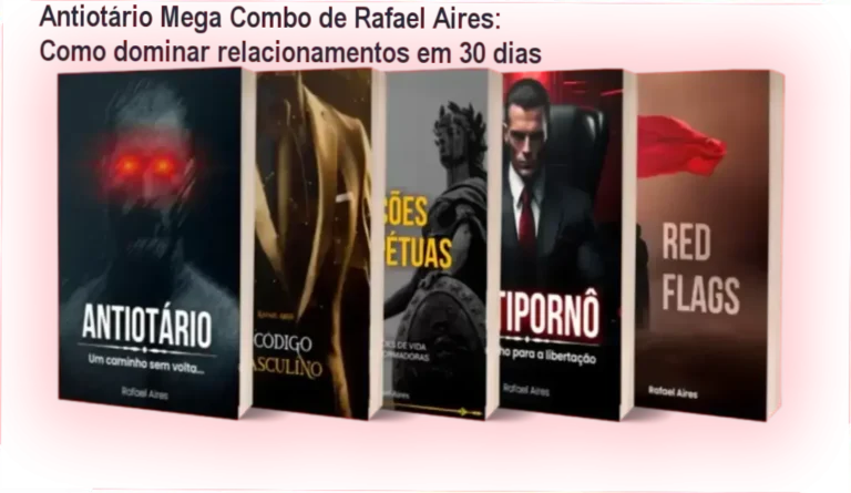Antiotário Mega Combo de Rafael Aires - cronograma de 30 dias para evolução masculina