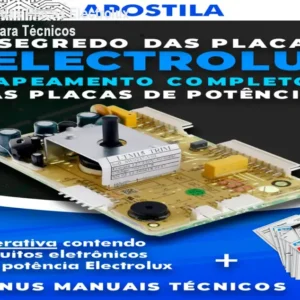 Apostila Segredo das Placas Electrolux – Guia Definitivo para Técnicos