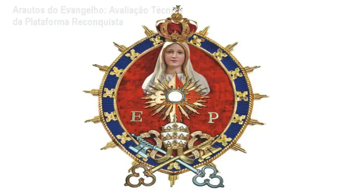 Tela da Plataforma Reconquista mostrando cursos de teologia católica