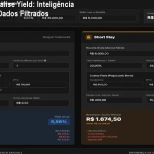 Assinatura Análise Yield: Inteligência de Mercado – Dados Filtrados