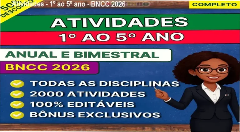 Atividades – 1º ao 5º ano – BNCC 2026