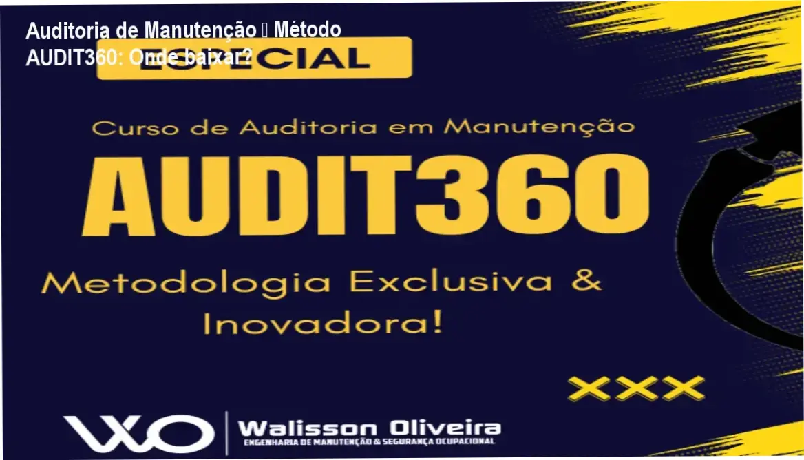 Tela mostrando a página de download oficial do método AUDIT360